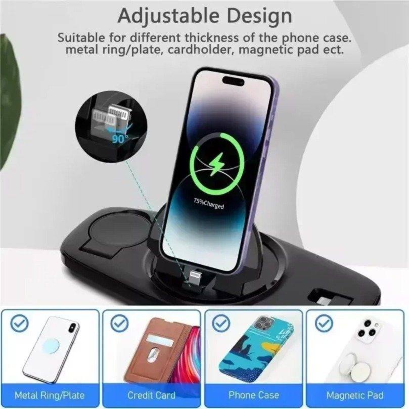 Cargador Inalámbrico Rápido 3  - Smartwatch X12 reseña y precio