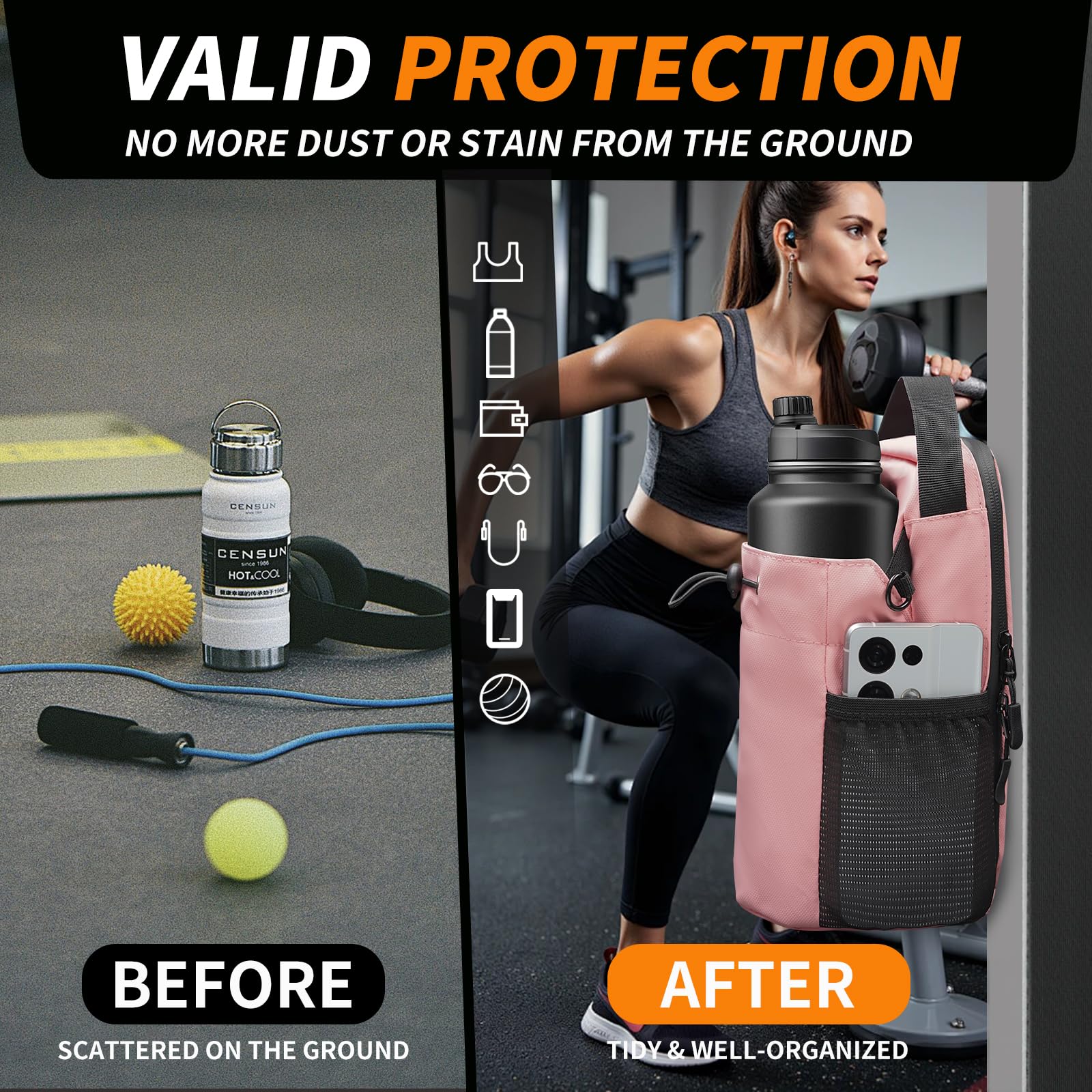 Bolsa de Gimnasio Magnética WO - Rugged Sport Strap reseña y precio