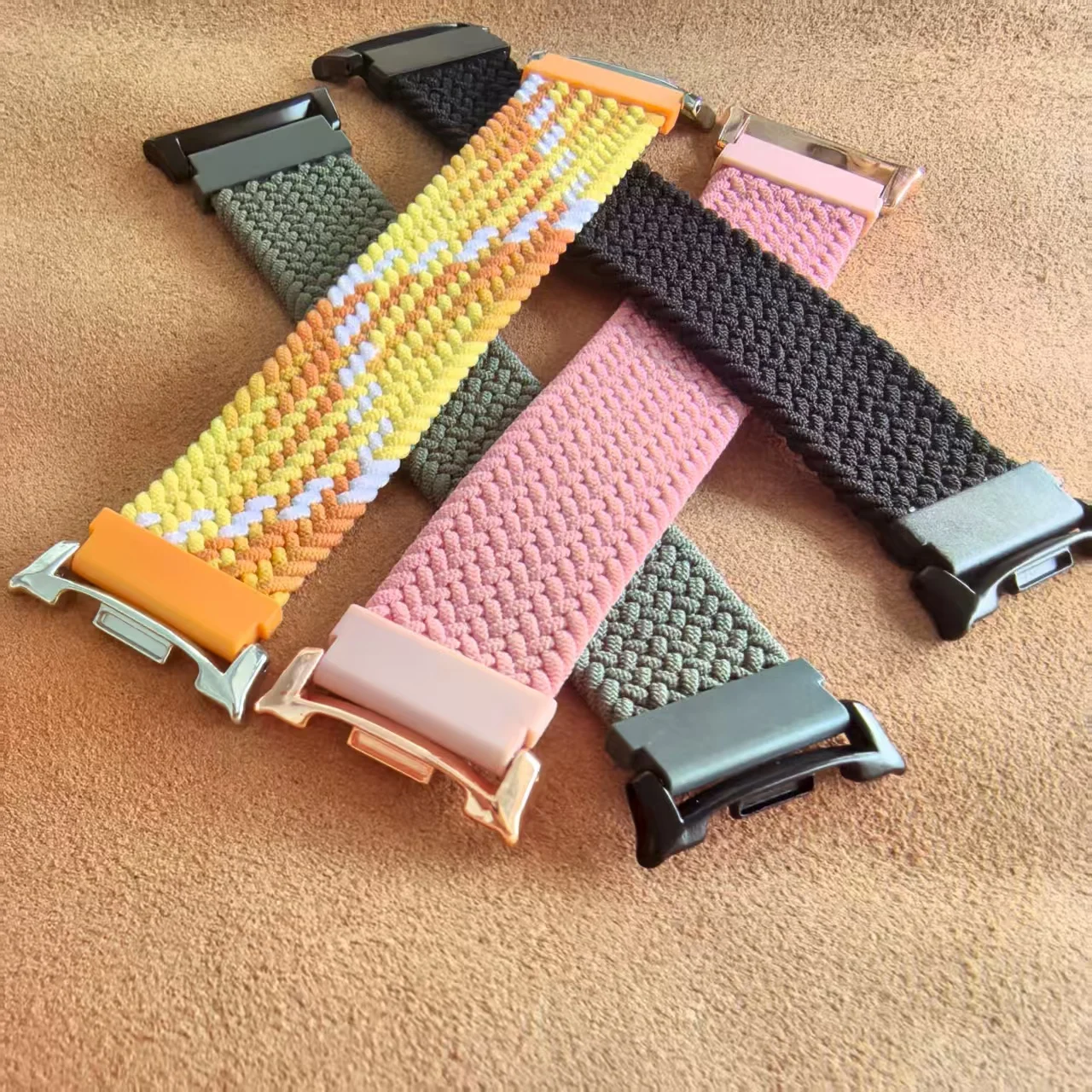 Correa deportiva de tela trenz - Titan Smartwatch Accessories reseña y precio